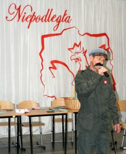 Wizyta Józefa Piłsudskiego w Szkole Podstawowej w Malechowie