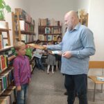 Pasowanie na czytelnika w filii bibliotecznej w Lejkowie