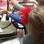 Klasa I SP z Malechowa w trakcie lekcji o patriotyzmie i niepodległości